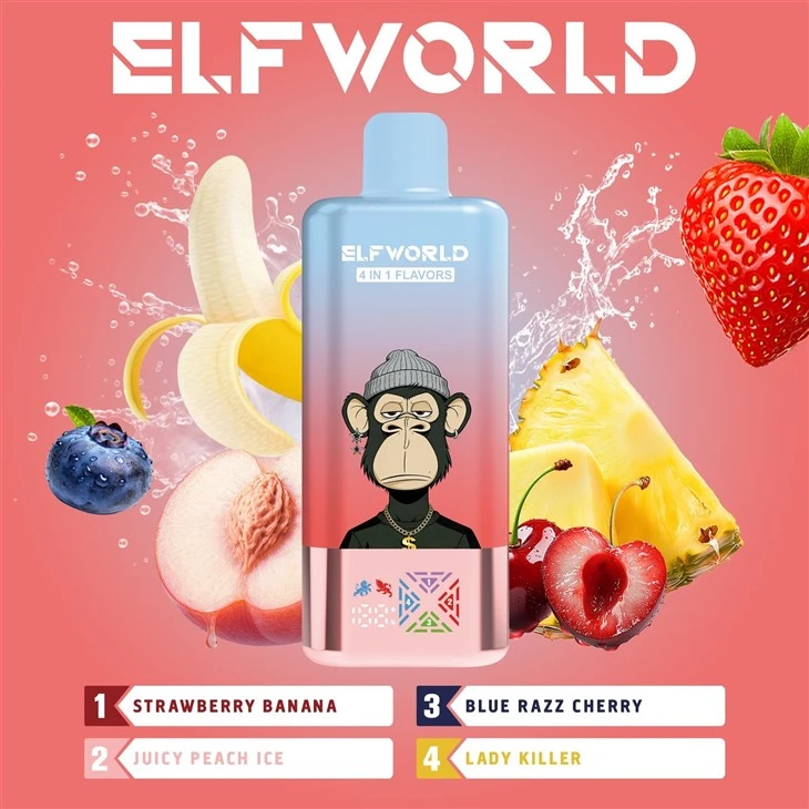 Elfworld 4IN1 100k Puffs Disposable Vape In Stock factory