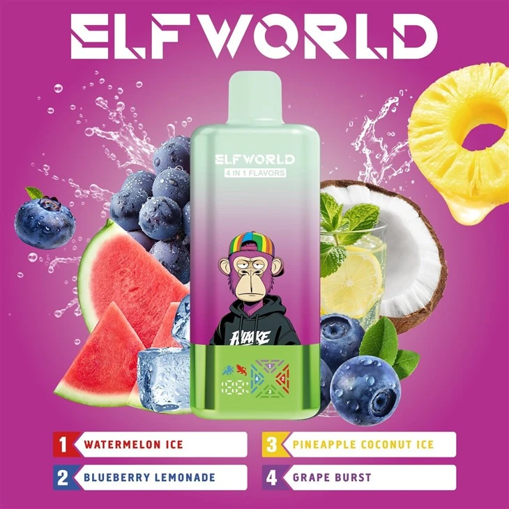 Elfworld 4IN1 100k Puffs Disposable Vape In Stock high quality